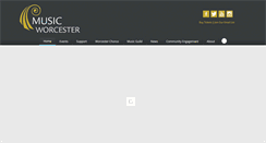 Desktop Screenshot of musicworcester.org